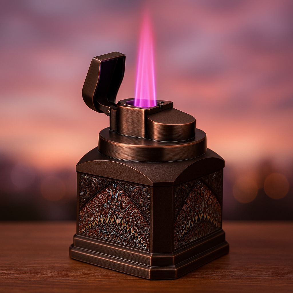 Element decorativ cu flamǎ